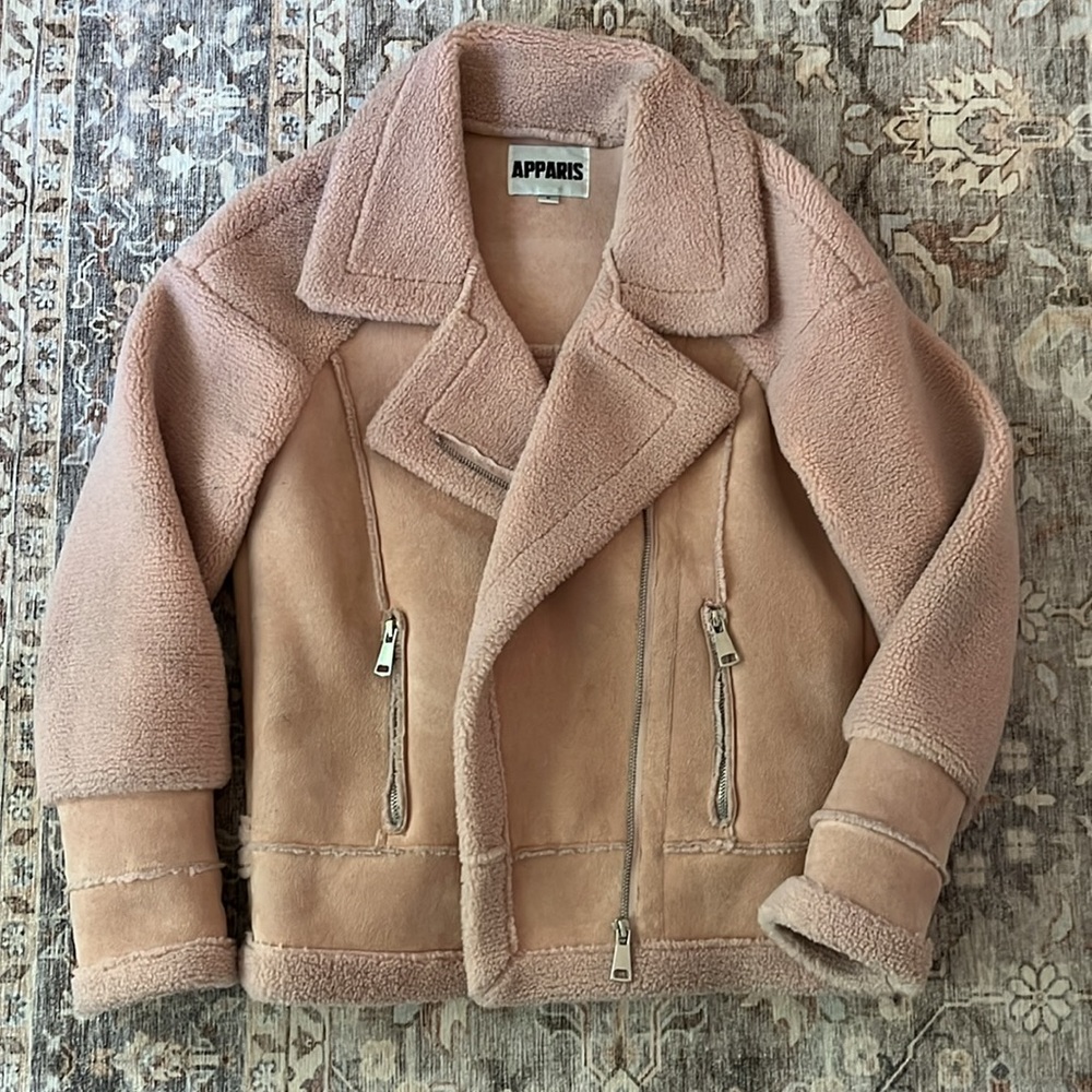 Faux Fur Blush Apparis Jacket